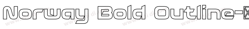 Norway Bold Outline字体转换
